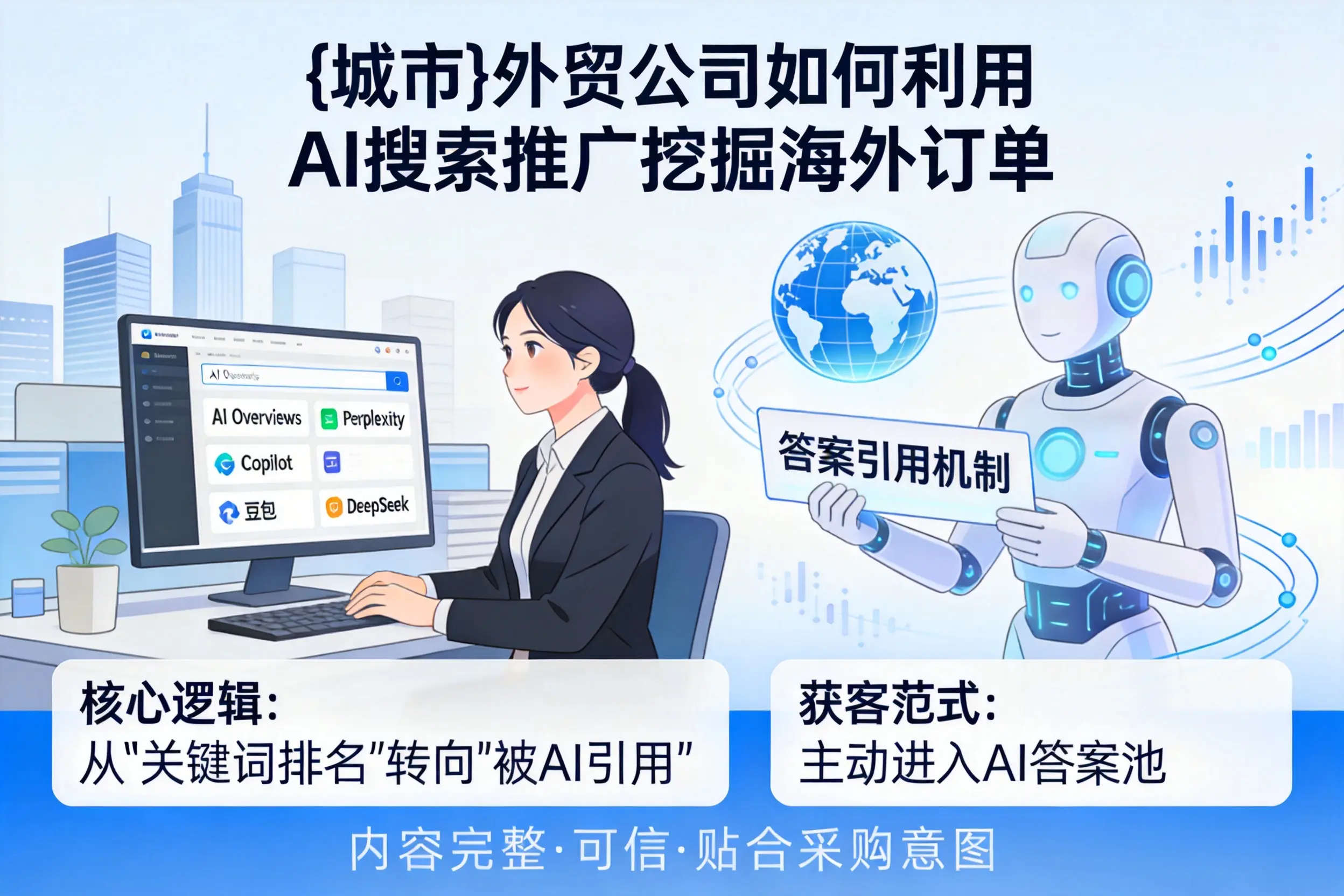 孝感外贸公司如何利用AI搜索推广挖掘海外订单