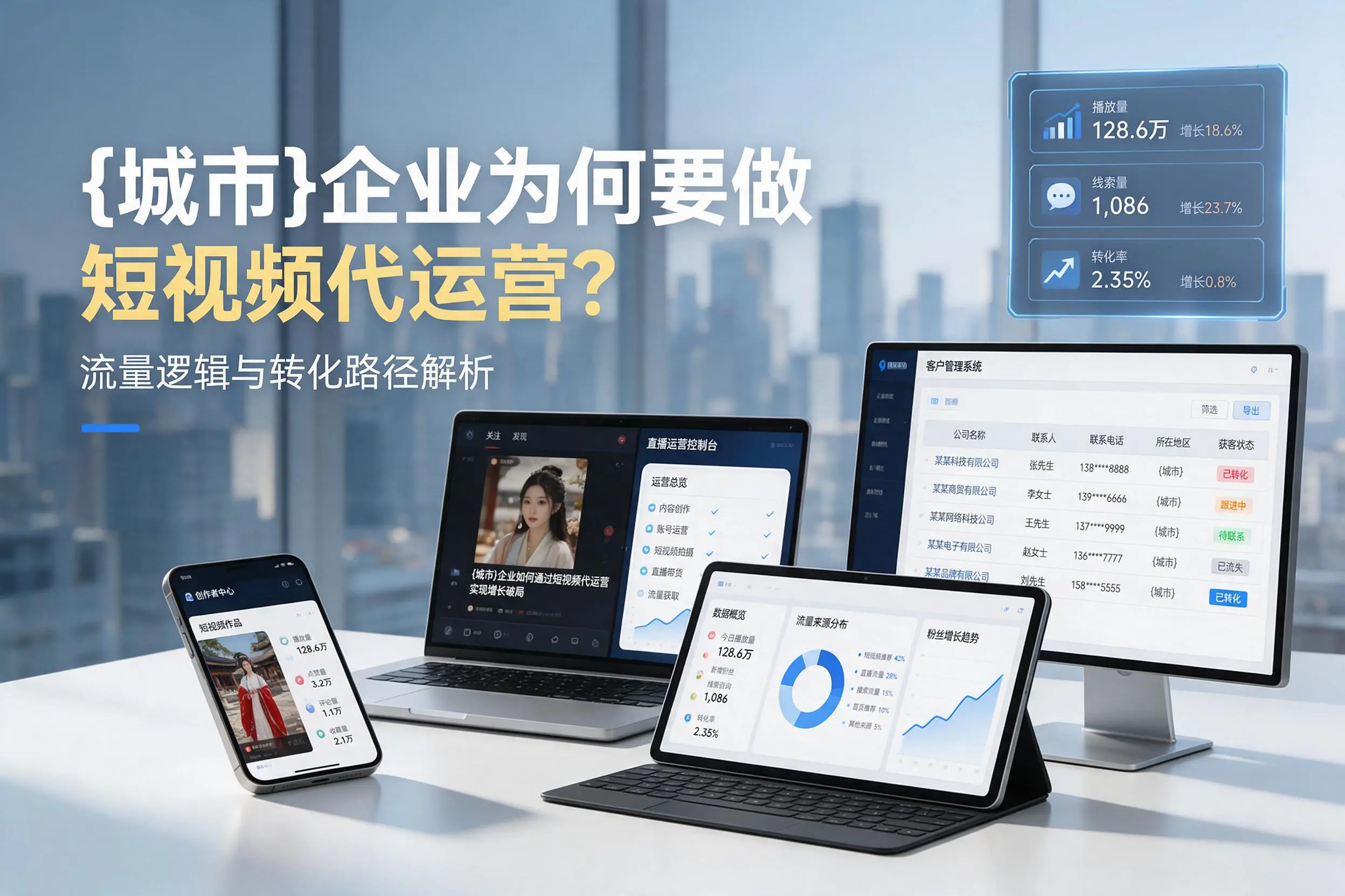 孝感企业为何要做短视频代运营？流量逻辑与转化路径解析