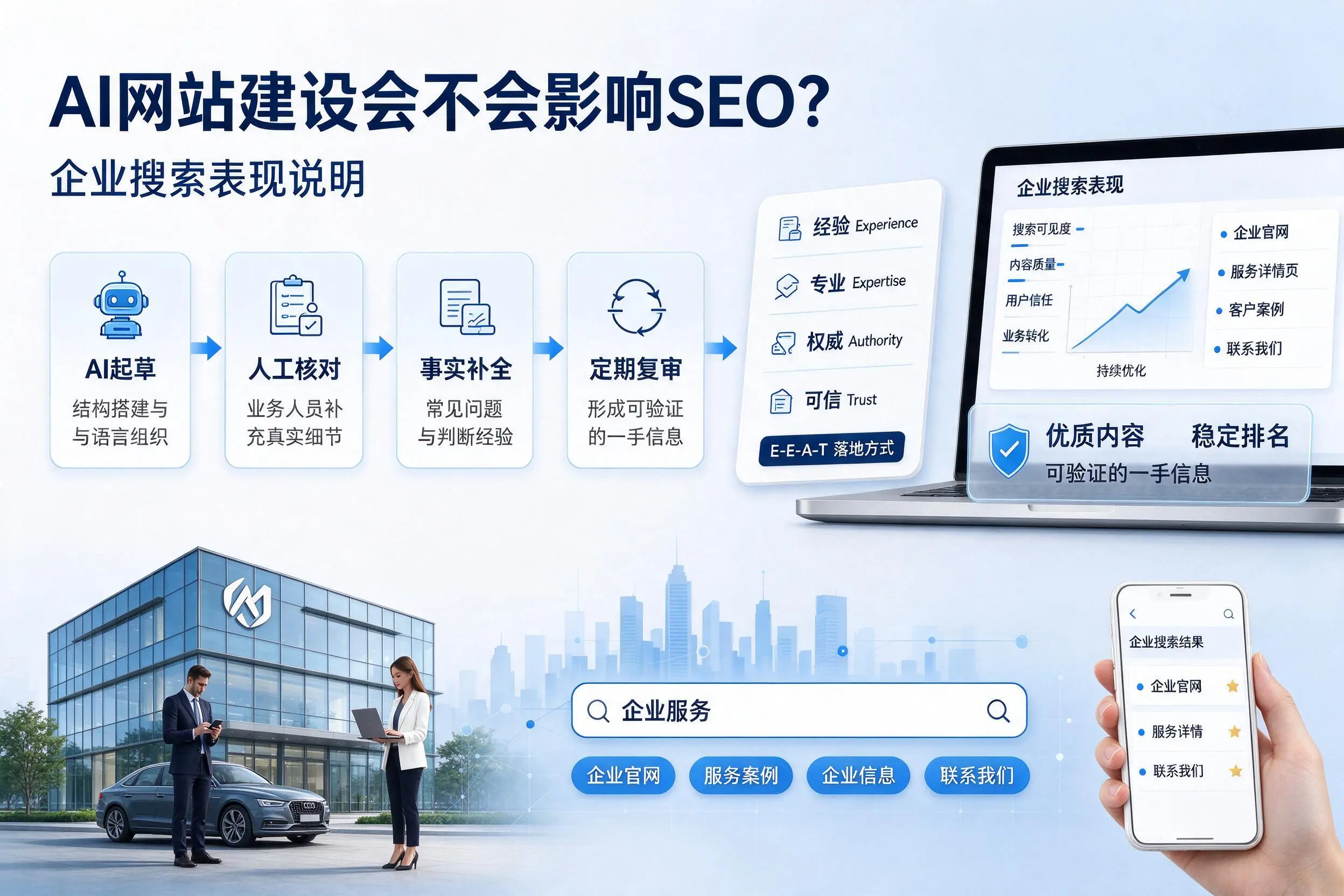 AI网站建设会不会影响SEO?孝感企业搜索表现说明