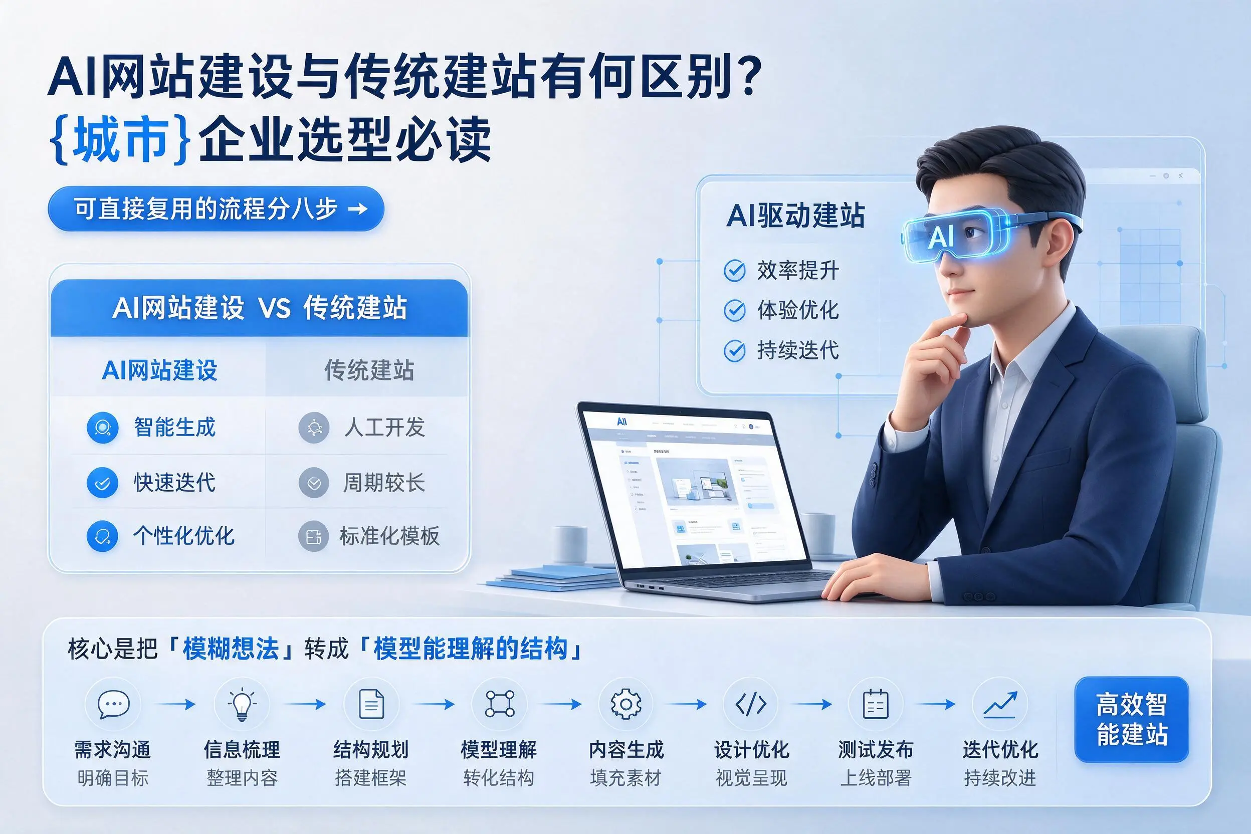 AI网站建设与传统建站有何区别?孝感企业选型必读